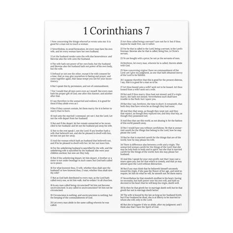 1 Corinthians, CHAPTER 7 .